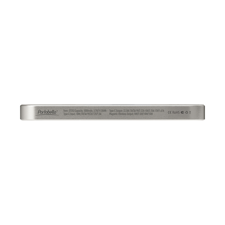 Внешний аккумулятор Artex PD 5000mAh с функцией беспроводной зарядки 15W