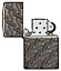 Зажигалка ZIPPO Armor™ с покрытием High Polish Black Ice®, латунь/сталь, чёрная, 38x13x57 мм