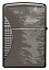 Зажигалка ZIPPO Armor™ Wolf  с покрытием High Polish Black Ice®, латунь/сталь, чёрная, 38x13x57 мм