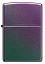 Зажигалка ZIPPO Classic с покрытием Iridescent, латунь/сталь, фиолетовая, матовая, 38x13x57 мм