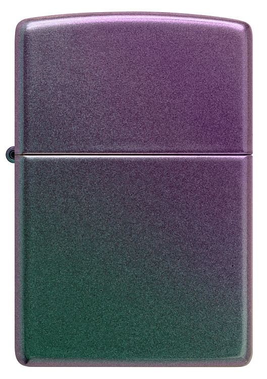 Зажигалка ZIPPO Classic с покрытием Iridescent, латунь/сталь, фиолетовая, матовая, 38x13x57 мм