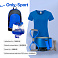 Набор подарочный ONLY-SPORT: футболка, набор SPORT UP, портативная bluetooth-колонка, рюкзак, синий