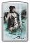 Зажигалка ZIPPO Luis Royo с покрытием Street Chrome, латунь/сталь, серебристая, 38x13x57 мм