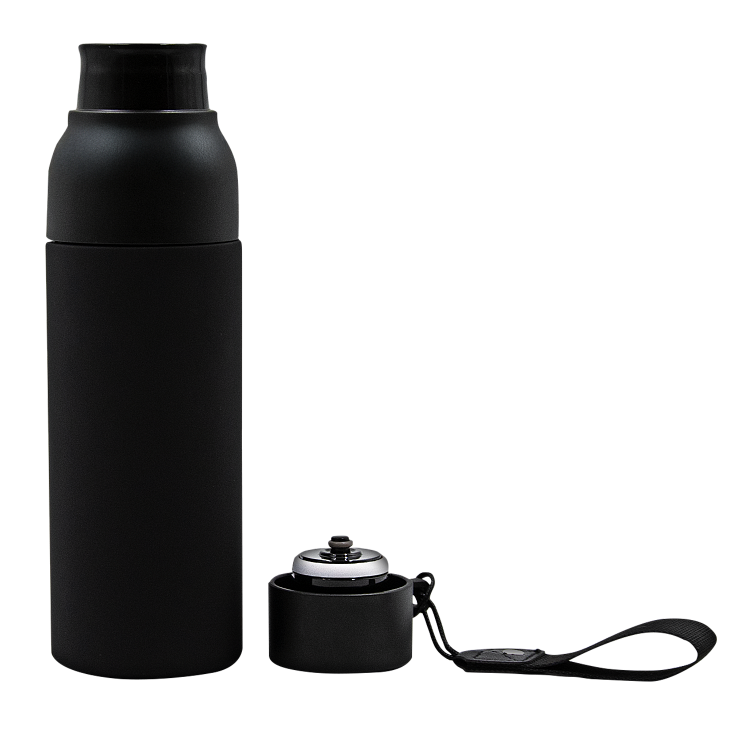 Термобутылка Button Black