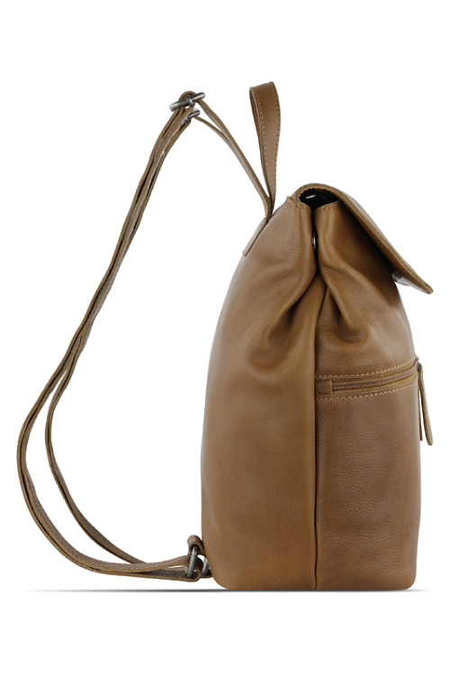 Рюкзак женский KLONDIKE GOLD «Miki», натуральная кожа в коньячном цвете, 39 х 32 х 14,5 см