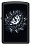 Зажигалка ZIPPO Dragon Eye с покрытием Black Light, латунь/сталь, черная,матовая 38x13x57 мм