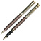 Набор Pierre Cardin PEN&PEN: ручка шариковая + роллер. Цвет - коричневый. Упаковка Е.