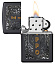Зажигалка ZIPPO Classic с покрытием Black Matte, латунь/сталь, черная, 38x13x57 мм
