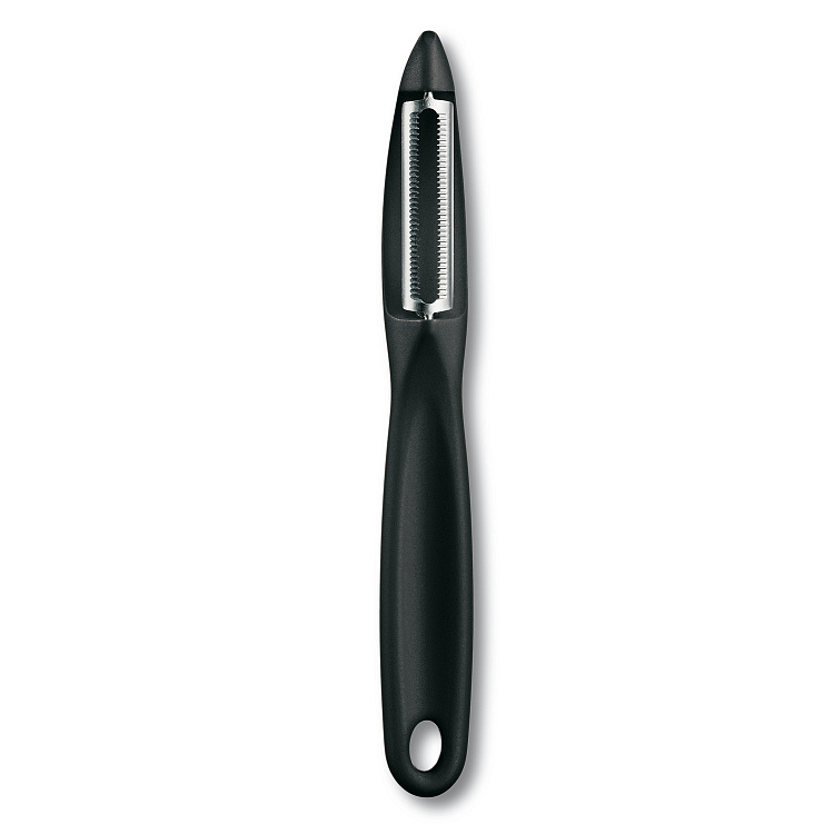 Набор из 3 ножей для овощей VICTORINOX: нож 8 см, нож 11 см, овощечистка, чёрная рукоять
