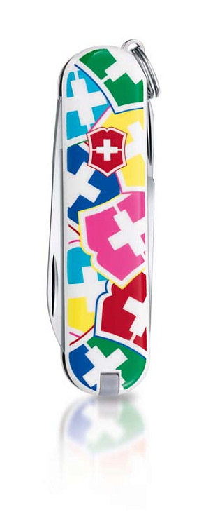 Нож-брелок VICTORINOX Classic "VX Colors", 58 мм, 7 функций