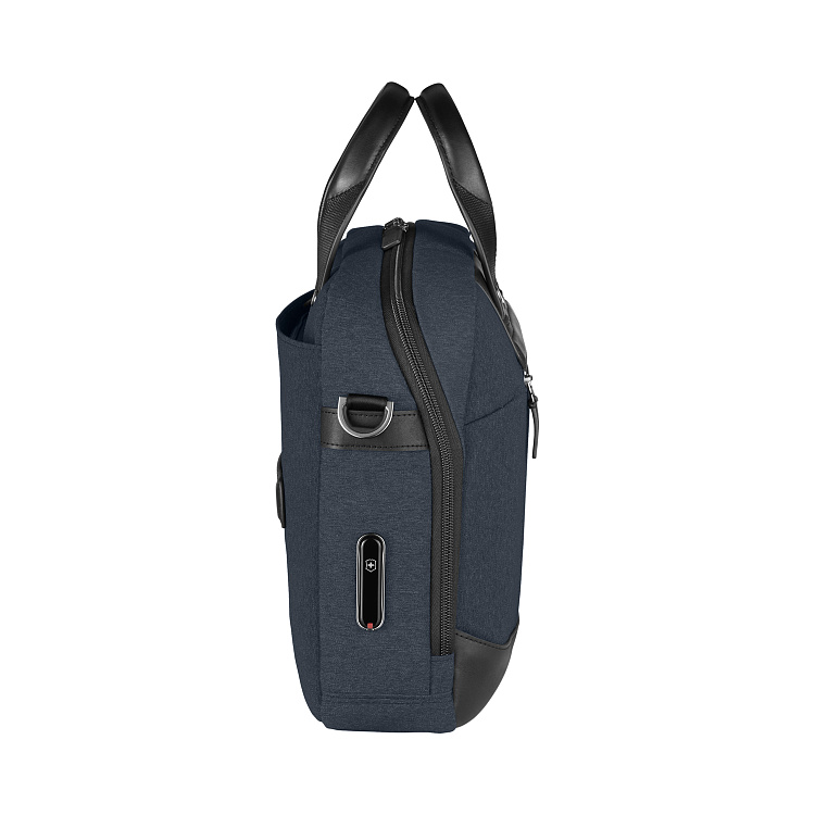 Портфель VICTORINOX Architecture Urban 2 Briefcase 15'', синий, полиэстер/кожа, 42x13x31 см, 16 л
