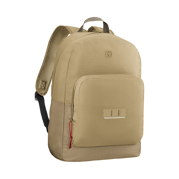 Рюкзак WENGER Crango 16", бежевый, переработанный ПЭТ/Полиэстер, 33х22х46 см, 27 л.