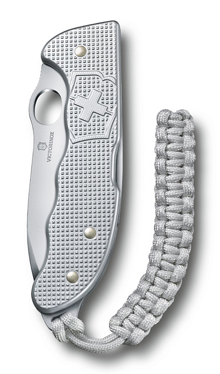 Нож охотника VICTORINOX Hunter Pro M Alox 130 мм, 4 функции, с фиксатором лезвия, серебристый