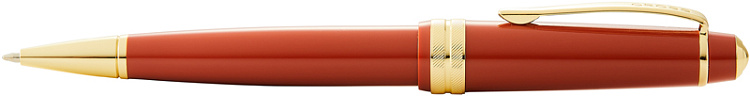 Шариковая ручка Cross Bailey Light Polished Amber Resin and Gold Tone