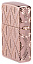 Зажигалка ZIPPO Armor® Geometric с покрытием Rose Gold, латунь/сталь, розовое золото, 38x13x57 мм