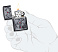 Зажигалка ZIPPO Winged Dragon Cross с покрытием Black Matte, латунь/сталь, чёрная, 38x13x57 мм