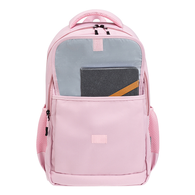 Рюкзак TORBER CLASS X, розовый с орнаментом, полиэстер 900D, 45 x 30 x 18 см