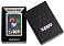 Зажигалка ZIPPO All Luck с покрытием Street Chrome, латунь/сталь, серебристая, 38x13x57 мм