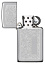 Зажигалка ZIPPO Slim® Venetian® с покрытием High Polish Chrome, латунь/сталь, 29x10x60 мм