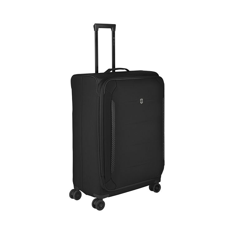 Чемодан VICTORINOX Crosslight, чёрный, RPET полиэстер, 50x32x76 см, 106 л