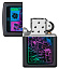 Зажигалка ZIPPO Tarot Card с покрытием Black Matte, латунь/сталь, чёрная, матовая, 38x13x57 мм