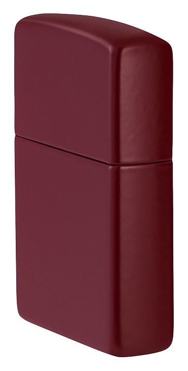 Зажигалка ZIPPO Classic с покрытием Merlot, латунь/сталь, бордовая, глянцевая, 38x13x57 мм