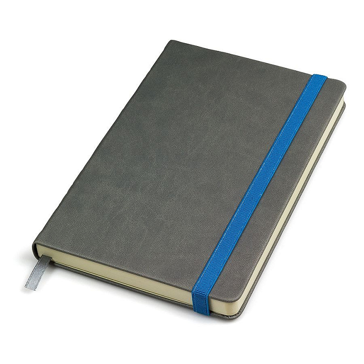 Набор  FANCY:универсальное зарядное устройство(2200мАh), блокнот и ручка в подарочной коробке,голубо