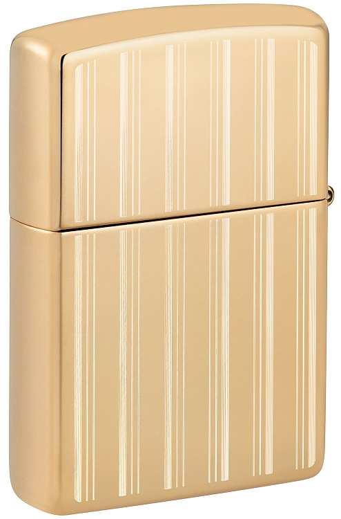 Зажигалка ZIPPO Classic с покрытием High Polish Brass, латунь/сталь, золотистая, 38x13x57 мм