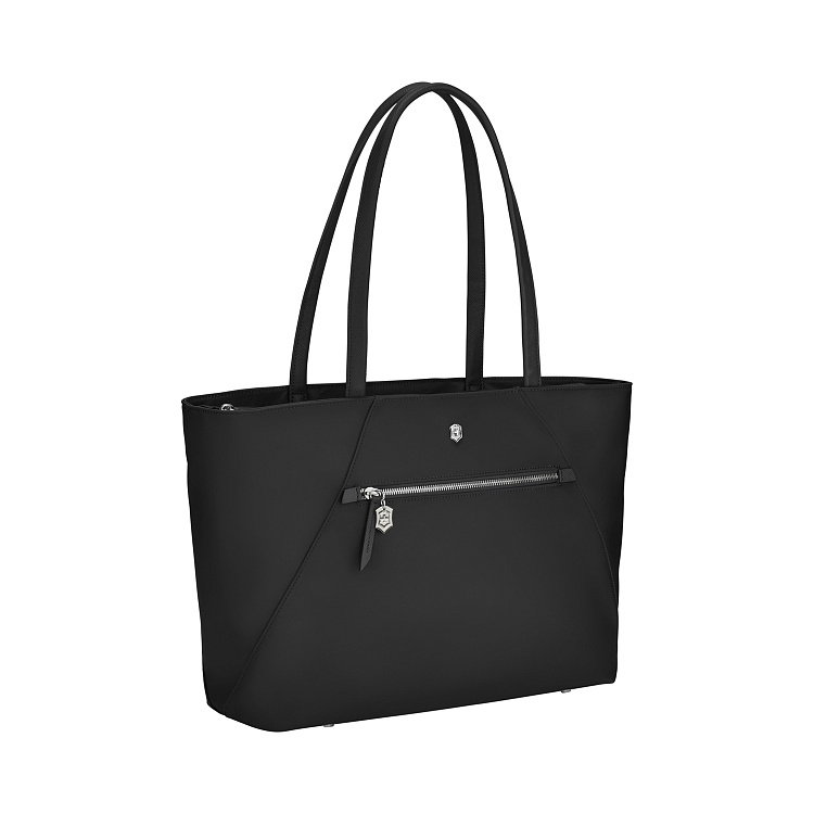 Сумка VICTORINOX Victoria Signature Tote, черная, нейлон/кожа, 51x15x30 см, 19 л