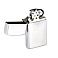 Зажигалка ZIPPO Slim® с покрытием Satin Chrome™, латунь/сталь, серебристая, матовая, 29x10x60 мм