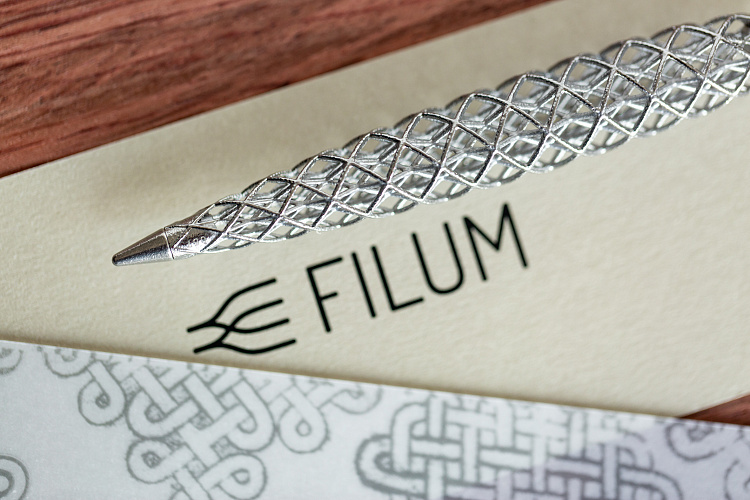Вечная ручка Pininfarina FILUM TITANIUM Limited Edition с двумя наконечниками