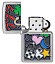 Зажигалка ZIPPO All Luck с покрытием Street Chrome, латунь/сталь, серебристая, 38x13x57 мм