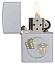 Зажигалка ZIPPO Classic с покрытием Satin Chrome™, латунь/сталь, серебристая, матовая, 38x13x57 мм