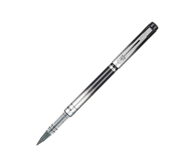 Ручка-роллер Hauser Aeromatic Rocket Tip 0,7 мм, пластик, корпус черный, чернила черные