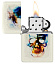 Зажигалка ZIPPO Skull Design с покрытием Glow In The Dark Green, латунь/сталь, белая, 38x13x57 мм