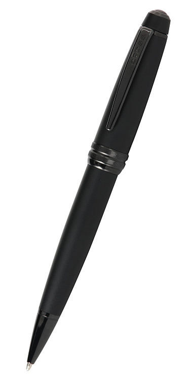 Шариковая ручка Cross Bailey Matte Black Lacquer. Цвет - черный.