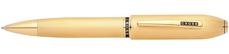 Шариковая ручка Cross Peerless 125. Цвет - золотистый