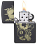 Зажигалка ZIPPO Gambling Design с покрытием Black Matte, латунь/сталь, чёрная, матовая, 38x13x57 мм
