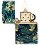 Зажигалка ZIPPO Eastern с покрытием 540 Tumbled Brass, латунь/сталь, зеленая, 38x13x57 мм