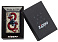 Зажигалка ZIPPO Dragon Ace с покрытием Black Matte, латунь/сталь, чёрная, матовая, 38x13x57 мм