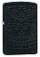 Зажигалка ZIPPO Tone on Tone Design с покрытием Black Matte, латунь/сталь, чёрная, 38x13x57 мм