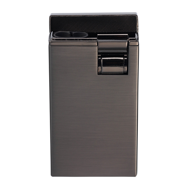 Зажигалка S.Quire газовая, турбо, двойное пламя, графит