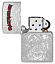 Зажигалка ZIPPO Iron Maiden с покрытием Street Chrome, латунь/сталь, серебристая, 38x13x57 мм