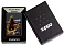 Зажигалка ZIPPO Linda Picken с покрытием Black Matte, латунь/сталь, черная, 38x13x57 мм