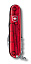 Нож перочинный VICTORINOX Huntsman, 91 мм, 15 функций, полупрозрачный красный
