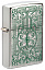 Зажигалка ZIPPO Luck Design с покрытием Brushed Chrome, латунь/сталь, серебристая, 38x13x57 мм