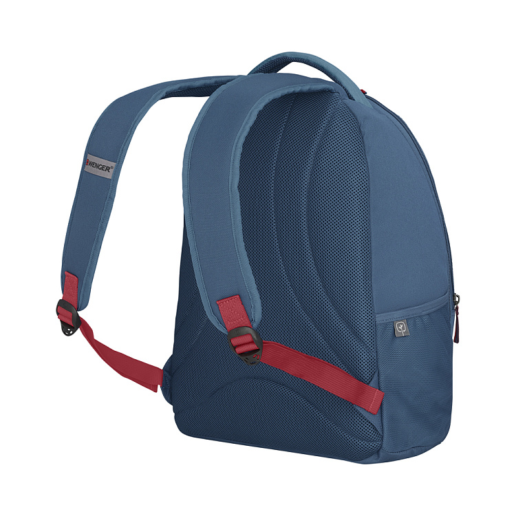 Рюкзак WENGER NEXT Mars 16", деним/синий, переработанный ПЭТ/Полиэстер, 33x24x46 см, 26 л.