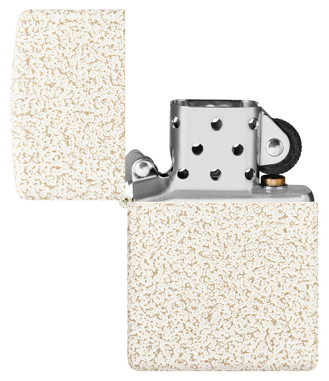 Зажигалка ZIPPO Classic с покрытием Mercury Glass, латунь/сталь, бежевая, матовая, 38x13x57 мм