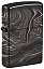 Зажигалка ZIPPO Marble Pattern с покрытием High Polish Black, латунь/сталь, чёрная, 38x13x57 мм