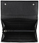 Кошелёк женский BUGATTI Lady Top, чёрный, натуральная воловья кожа, 20х2,5х10,5 см